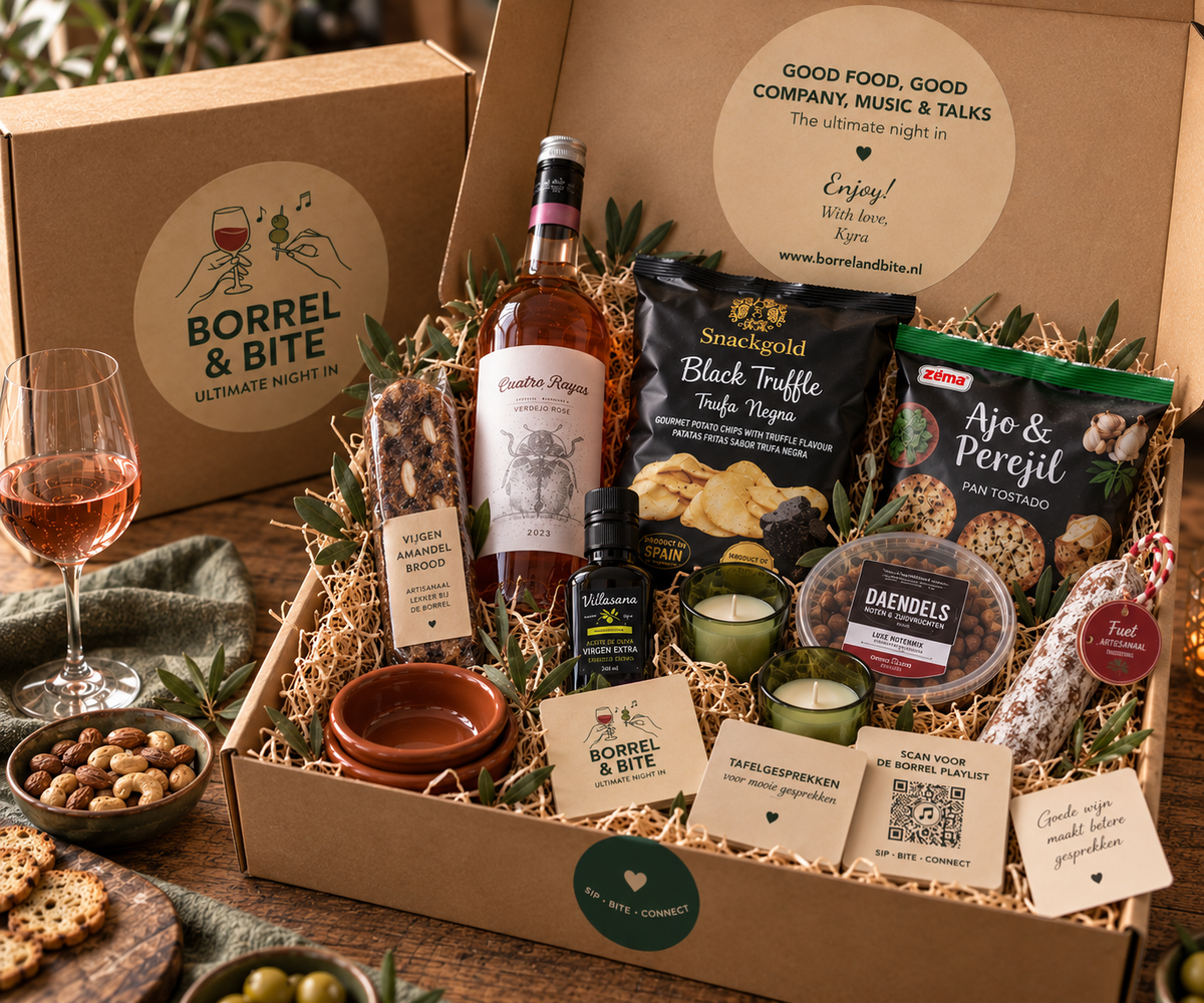 ¡Qué noche! - Borrel & Bite box